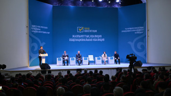 Фотография к новости: Экология және еңбек адамы: Атырау облысының жұртшылығы жаңа Конституция жобасын қолдайды