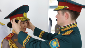 Фотография к новости: Әскердегі әйелдер: Ұлттық ұланда 1478 әскери қызметші қызмет атқарады