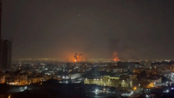 Фотография к новости: Израиль мен АҚШ соққысынан кейін Тегерандағы әуежайда өрт шықты