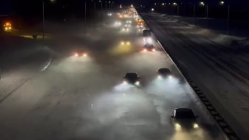 Фотография к новости: Ақмола облысында полицейлер 2700-ден астам көлікті колоннамен өткізді