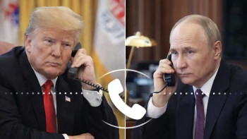 Фотография к новости: Путин мен Трамп Иран және Украина мәселесін телефон арқылы талқылады