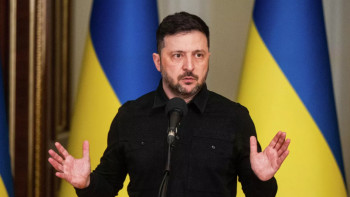 Фотография к новости: Зеленский: Украиналық дрон мамандары Парсы шығанағы елдеріне жіберіледі