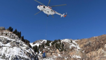 Фотография к новости: Алматы тауларында қар көшкінін түсіруге заманауи технология қолданылды