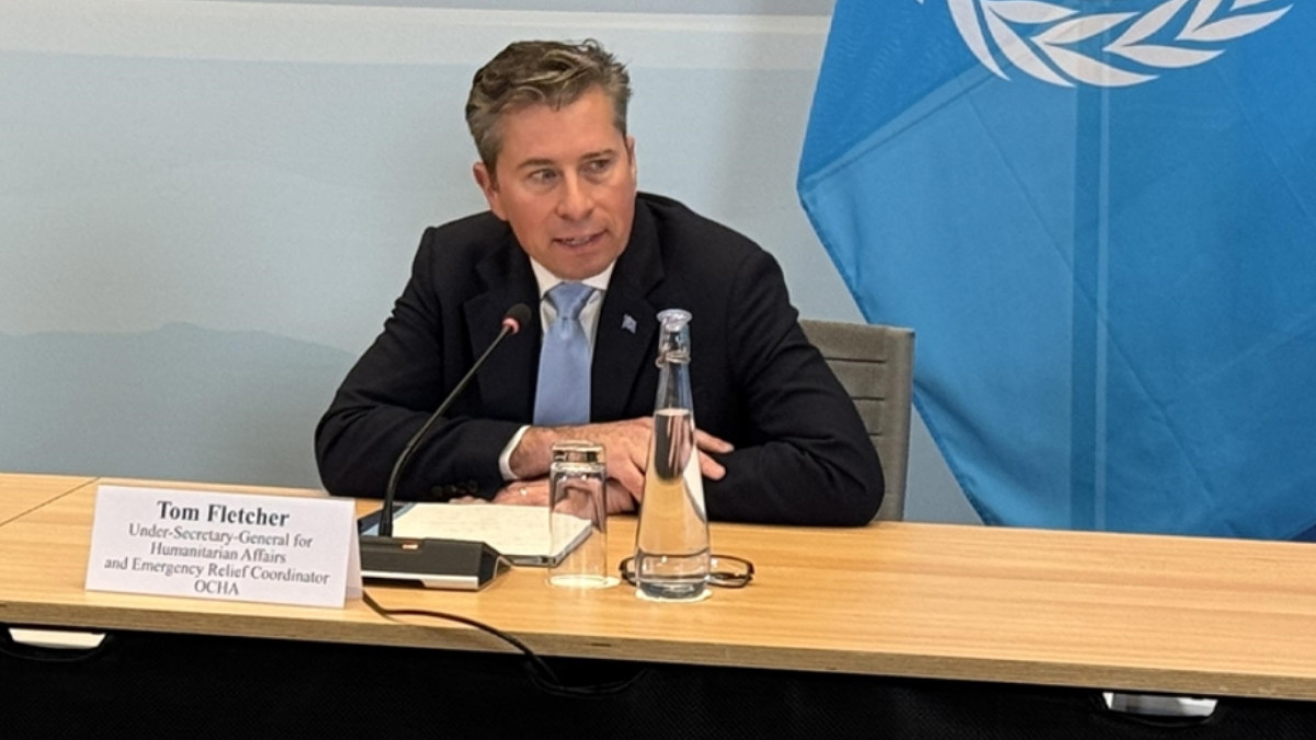  БҰҰ Бас хатшысының гуманитарлық істер жөніндегі орынбасары және төтенше жағдайлар жөніндегі үйлестіруші Том Флетчер / Anadolu
