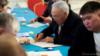 Фотография к новости: Нұрсұлтан Назарбаев №228 сайлау учаскесінде дауыс берді