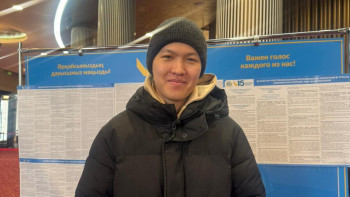 Фотография к новости: Әр дауыс – қазақ елінің келешегіне қосылған үлес – астаналық жас сайлаушы 