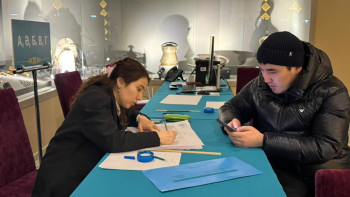 Фотография к новости: №303 учаскеде 100-ге жуық адам дауыс беріп үлгерді