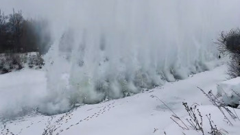 Фотография к новости: Солтүстік Қазақстанда өзендердегі мұзды жару жұмыстары басталды