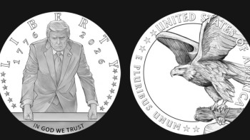 Фотография к новости: АҚШ-та Дональд Трамп бейнесі бар мерейтойлық алтын монета дайындалуда