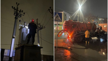 Фотография к новости: Атырау жаңбырдан кейін жарықсыз қалды