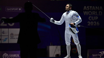 Фотография к новости: Семсерлесуден Әлем кубогында Руслан Құрбанов күміс жүлде жеңіп алды