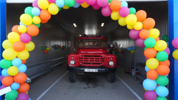 Фотография к новости: Ақмола облысында 166-шы "Ауыл құтқарушылары" өрт сөндіру пункті ашылды