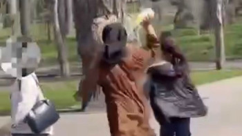 Фотография к новости: Алматыда саябақта жасөспірім қыздар тұрғындарға тап берген: Полиция тексеруді бастады