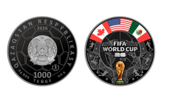 Фотография к новости: Қазақстан FIFA-2026-ға арналған күміс монета шығарады