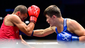 Фотография к новости: Төрехан Сабырхан бокстан Азия чемпионатында күміс медаль жеңіп алды 