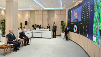 Фотография к новости: Қазақстан мен Өзбекстан мемлекеттерінің басшылары Бұхарадағы Ахуалдық орталыққа барды