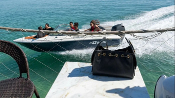 Фотография к новости: Ақтауда қауіпті маневр жасаған катер жүргізушісіне айыппұл салынды