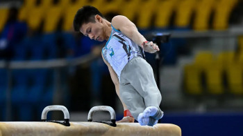 Фотография к новости: Қазақстандық гимнастар Хорватиядағы Әлем кубогі кезеңінде екі медаль жеңіп алды