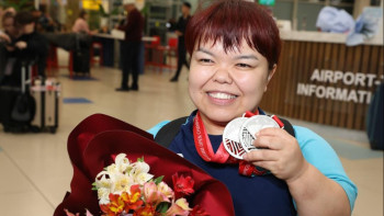 Фотография к новости: Гауһар Өмірзақова – пара пауэрлифтингтен Азия-Океания чемпионатының күміс жүлдегері