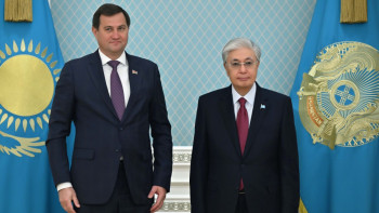 Фотография к новости: Тоқаев Беларусь СІМ басшысын қабылдады: Тауар айналымы 1,2 млрд долларға жетті