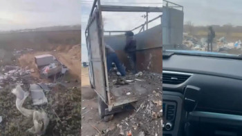 Фотография к новости: Павлодарда полиция заңсыз қоқыс төккендердің әрекетін тоқтатты