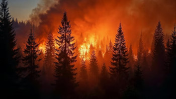 Фотография к новости: Солтүстік Қазақстанда 7,7 гектар орман шаруашылығы аумағы өртенді