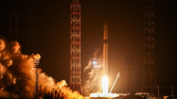 Фотография к новости: Тарихи оқиға: Байқоңырдан "Союз-5/Сұңқар" зымыраны ұшырылды