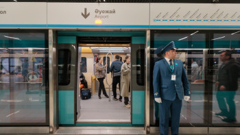 Фотография к новости: LRT жолаушы тасымалдауға дайын: Алғашқы сапардан фоторепортаж