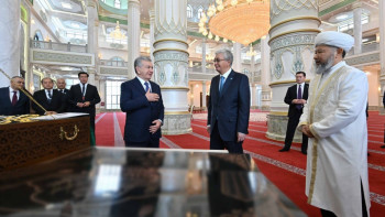 Фотография к новости: Тоқаев Түркістандағы жаңа мешітке Миромон ата есімін беруді ұсынды