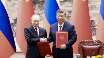 Фотография к новости: Бейжіңдегі үлкен келіссөз: Си мен Путин қандай мәлімдеме жасады?