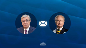 Фотография к новости: Қасым-Жомарт Тоқаев Швеция халқына ізгі тілегін жеткізді