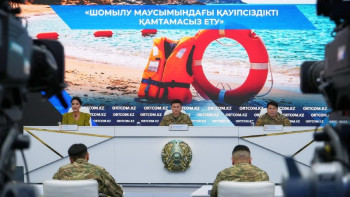 Фотография к новости: Алакөл мен Қапшағайда суға түскендерді ЖИ бақылайды