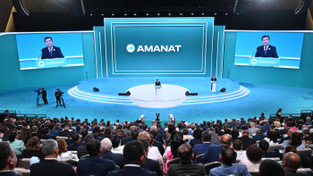 Фотография к новости: «AMANAT» Съезі: 1500 делегат «Әділетке» қосылуды қолдады