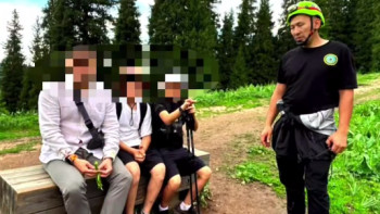 Фотография к новости: Алматы тауларында жоғалып кеткен жасөспірім аман-есен табылды