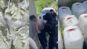 Фотография к новости: Алматы облысында жасырын есірткі зертханасы жойылды