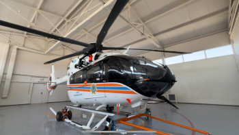 Фотография к новости: Балқашта жаңа AIR-112 тікұшағы тәулік бойы кезекшілікке кірісті