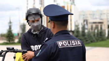 Фотография к новости: Атырауда бетін бүркемелеген 150 адамға айыппұл салынды