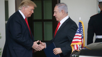 Фотография к новости: Трамп келесі аптада Нетаньяхумен кездесуге дайын екенін мәлімдеді