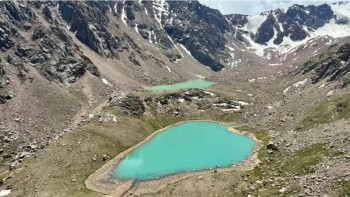 Фотография к новости: Алматы облысында тау көлдерінің жарылу қаупін бақылау күшейтілді