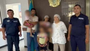 Фотография к новости: Түркістанда жеті күн бұрын жоғалған анасы мен төрт бала аман-есен табылды