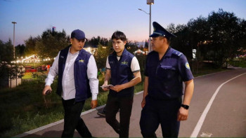 Фотография к новости: «Заң мен тәртіп»: Астанада қоғамдық орындарда рейд өтті