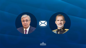 Фотография к новости: Испания Королі VI Фелипе Президент Қасым-Жомарт Тоқаевқа алғыс айтты