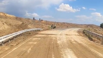 Фотография к новости: Жетісудағы нөсерден кейін тасжолды лай шайып кеткен