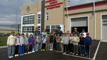 Фотография к новости: СҚО-да 350-ден астам бала қауіпсіздік ережелерімен танысты