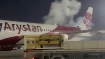 Фотография к новости: Алматы әуежайында FlyArystan-ға тиесілі ұшақтан өрт шықты