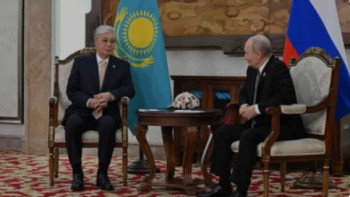 Фотография к новости: Владимир Путин: Қазақстан мен Ресей қарым-қатынасы барлық бағытта қарқынды дамып келеді