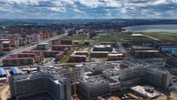 Фотография к новости: Көкшетауда 28 клиникалық бөлімшені біріктіретін жаңа аурухана бой көтеруде