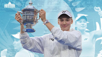 Фотография к новости: Тоқаев Елена Рыбакинаны US Open-дегі жеңісімен құттықтады