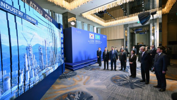 Фотография к новости: Аэротакси, AI және K-Smart: Тоқаев пен Корея Премьер-министрі Alatau Smart City жобаларымен танысты