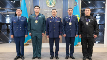 Фотография к новости: ІІМ-де Дүниежүзілік көшпенділер ойындарының жүлдегерлері марапатталды